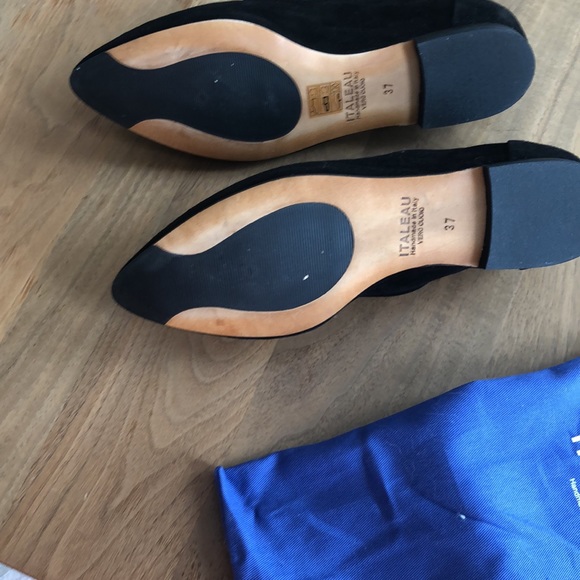 Italeau Black Loafer - Picture 2 of 3